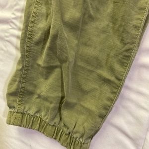 **SOLD****2 PAIRS GAP Cargo Jogger Pants - Olive Green or Mustard Yellow Size 16